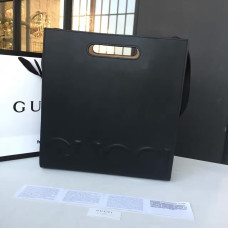 gucci-ghost-leather-replica-bag-black